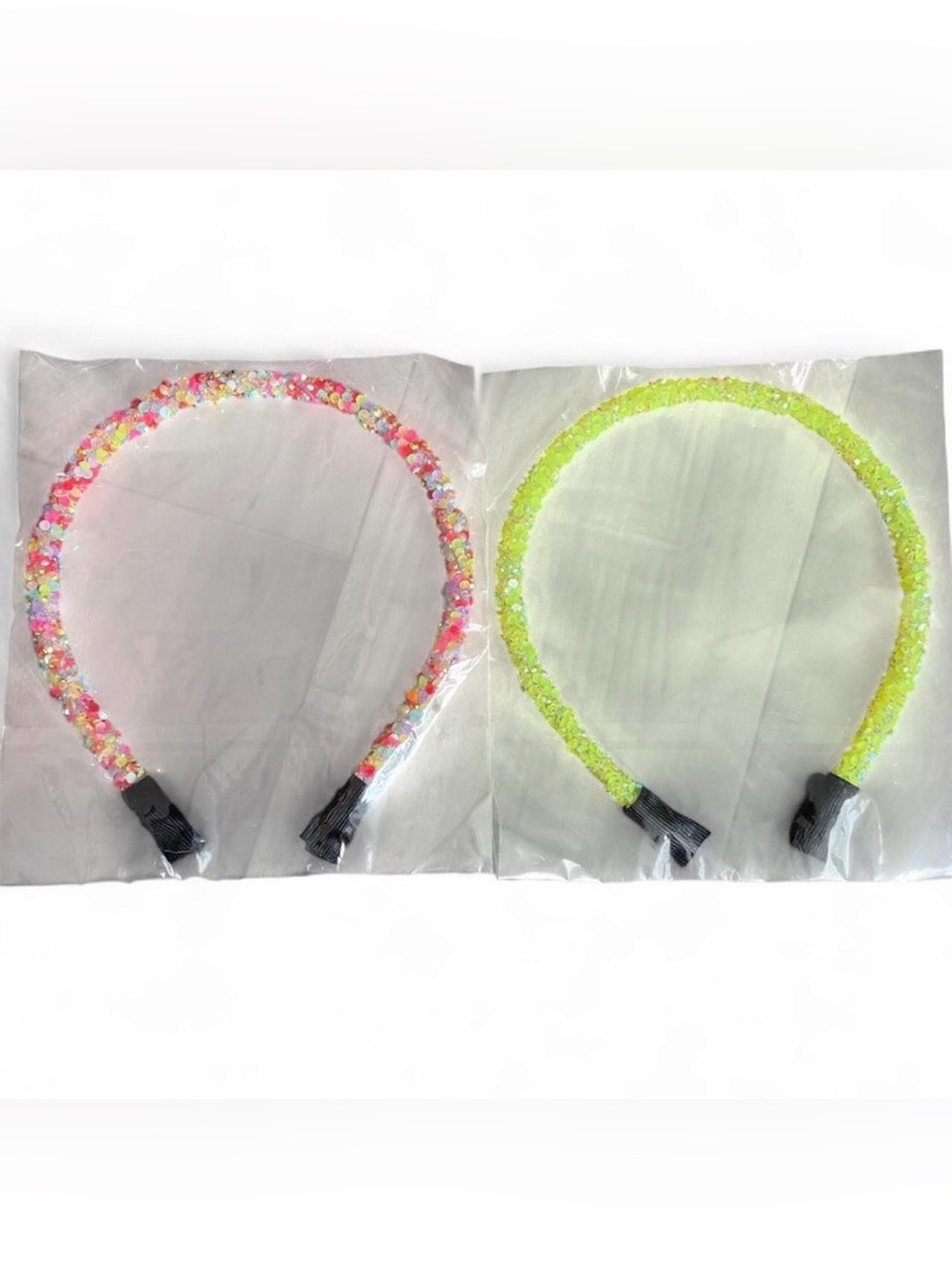 Women’s Sparkly neon and multicolor beaded headbands